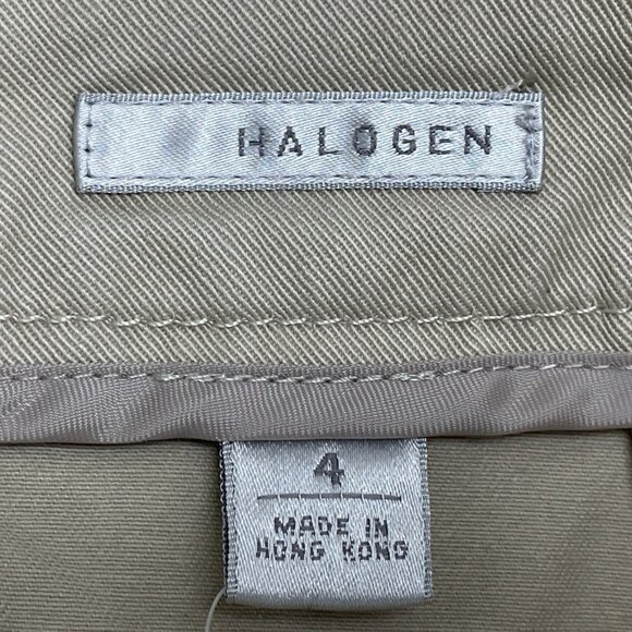 Halogen Women's Bone Khaki Mini Tube Skirt Size 4 - New - Picture 5 of 8